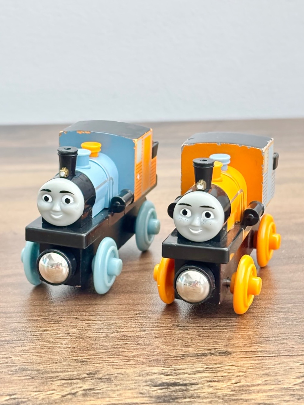 VINTAGE Thomas & Friends Wooden Railway Bash Dash Logging Locos Log Train Engine